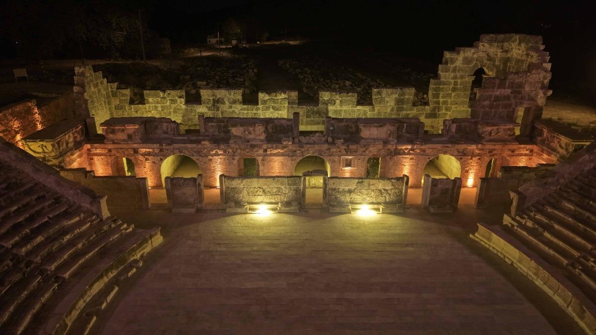 Geceleri ışıl ışıl olacak! Tlos ta ilk kez hayata ge&ccedil;irildi: Diğer antik kentlere &ouml;rnek olacak 3