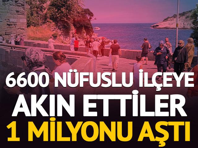 6600 n&uuml;fuslu il&ccedil;eye akın ettiler: 1 milyonu aştı