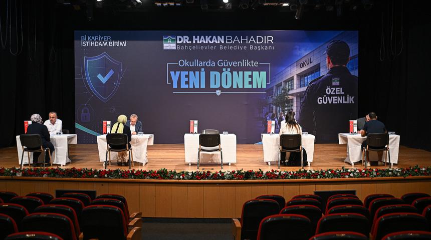 Bah&ccedil;elievler'deki 82 okulda g&uuml;venlik personeli istihdam edilecek