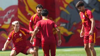 Son dakika: Galatasaray, G&ouml;ztepe ma&ccedil;ının hazırlıklarını s&uuml;rd&uuml;rd&uuml;