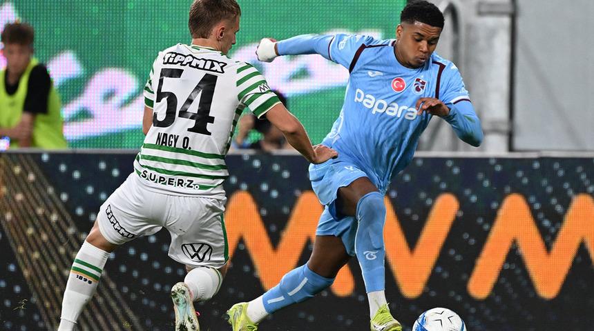 Trabzonspor yoluna Konferans Ligi'nde devam edecek! Ferencvaros'a karşı ağır yenilgi