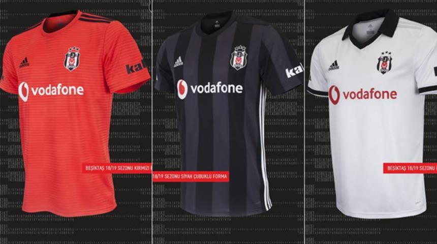 Beşiktaş'ta yeni formalar satışa çıkarıldı