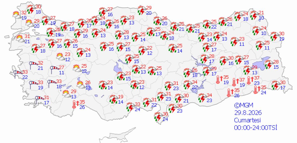 Hava bir anda değişiyor! 10 il için alarm verildi, sıcaklıklar 5 derece düşecek 4
