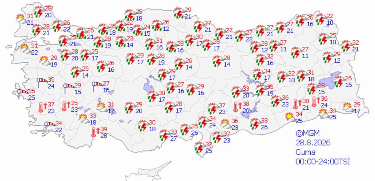 Hava bir anda değişiyor! 10 il için alarm verildi, sıcaklıklar 5 derece düşecek 3