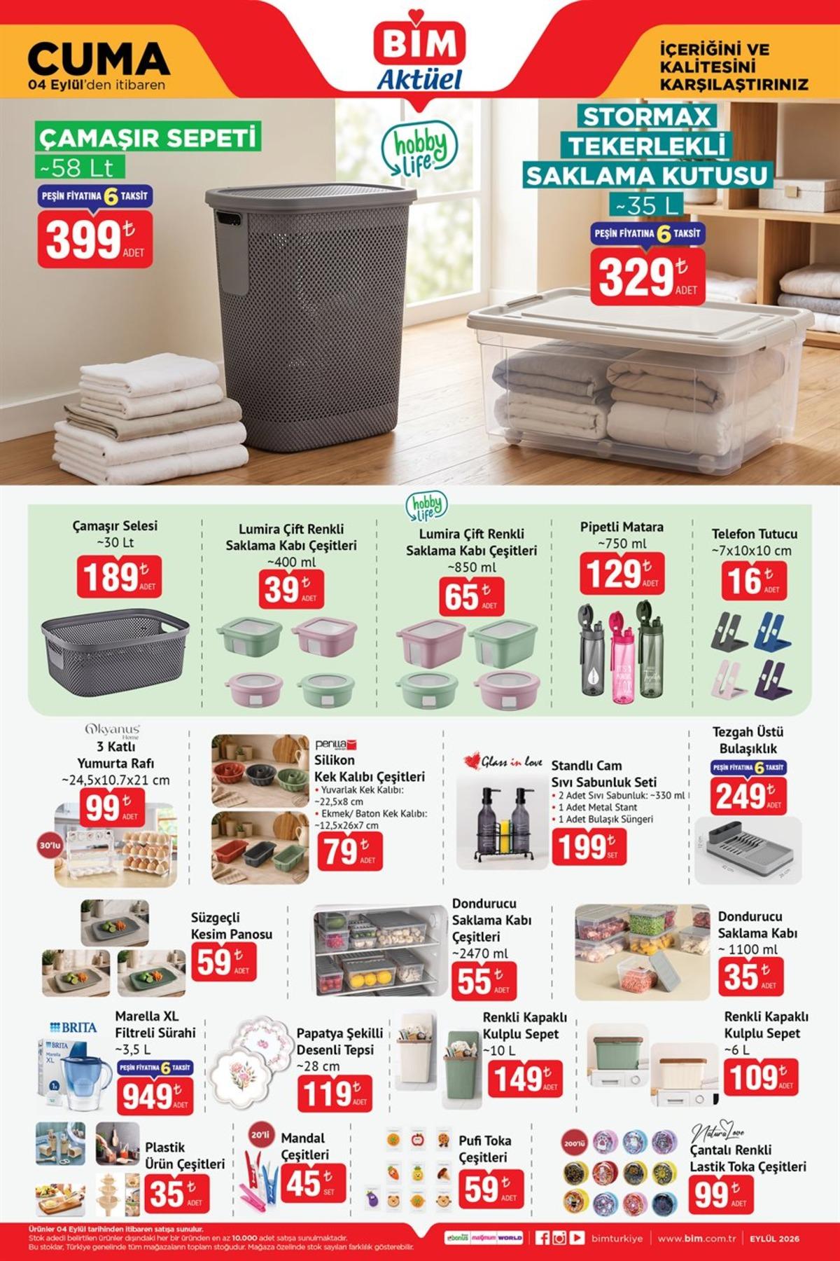 BİM e portatif sauna geliyor! 1-2-4 Eylül 2026 BİM kataloğu 6
