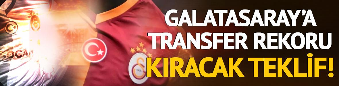 Galatasaray'a transfer piyasasını alt&uuml;st edecek rekor teklif!