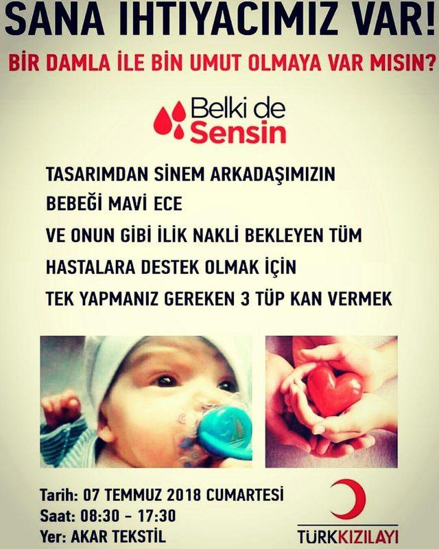 Mavi Ece bebek için anlamlı seferberlik