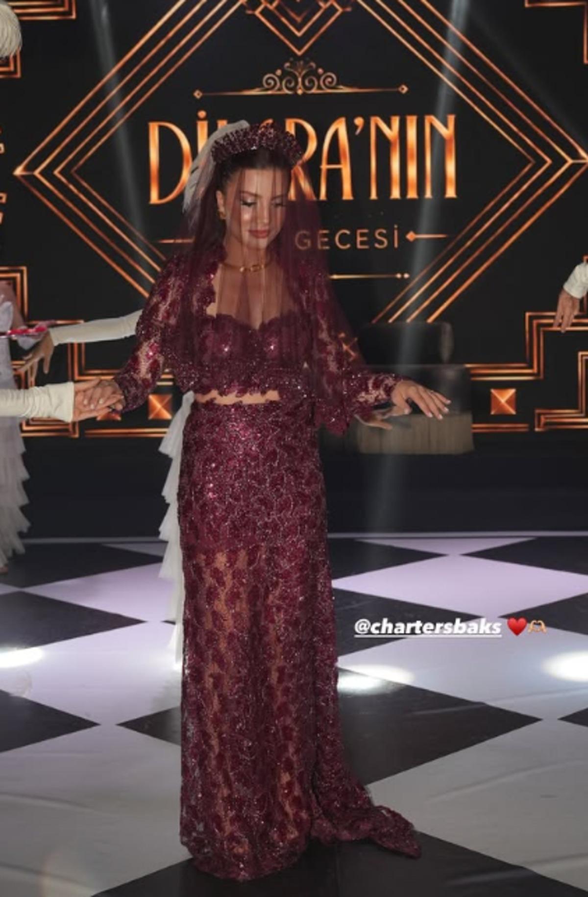 Selena nın Nazlı sı Dilara Kurtulmuş evleniyor! Kınayı yaktı, 5 farklı elbise giydi 4