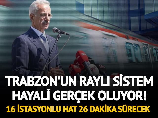 16 istasyonlu hat 26 dakikada ulaşım sağlayacak
