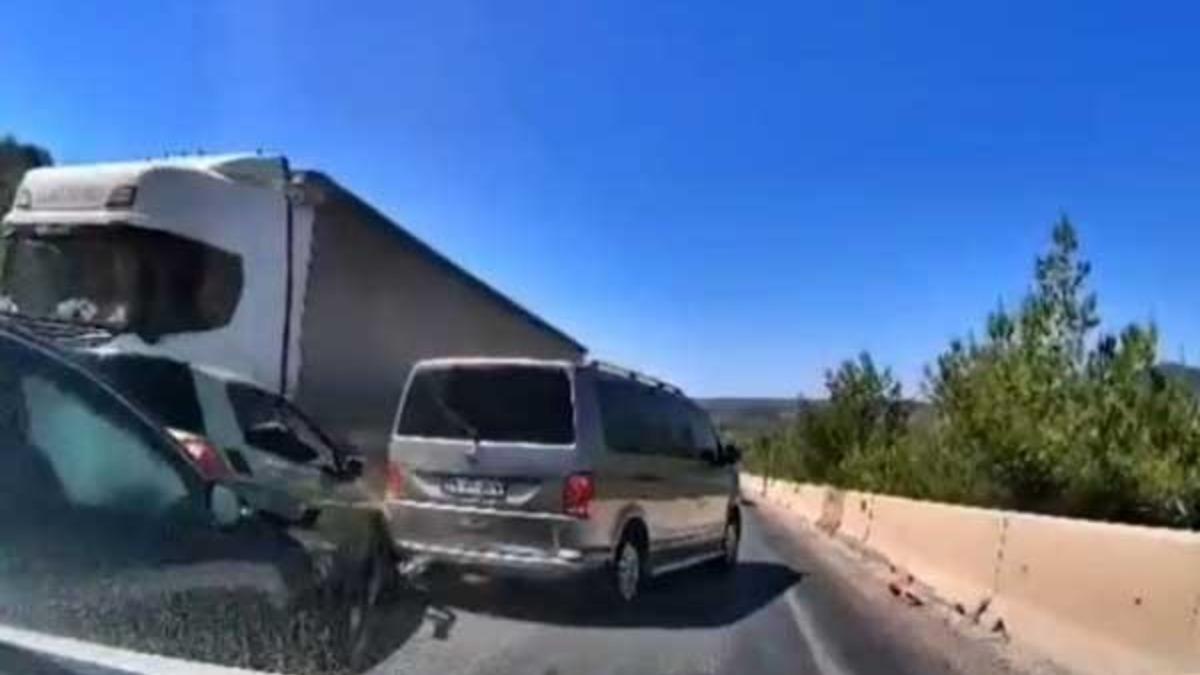 Milas’taki 5 araçlı kaza kameraya yansıdı - Mynet …