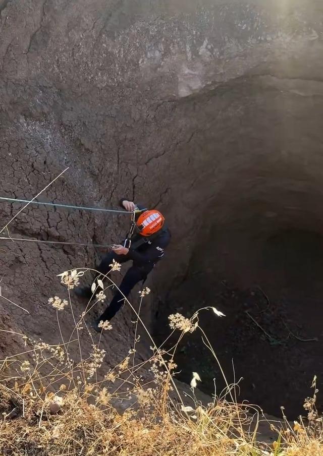 Obrukta mahsur kalan keçiyi AFAD ekipleri kurtardı 3