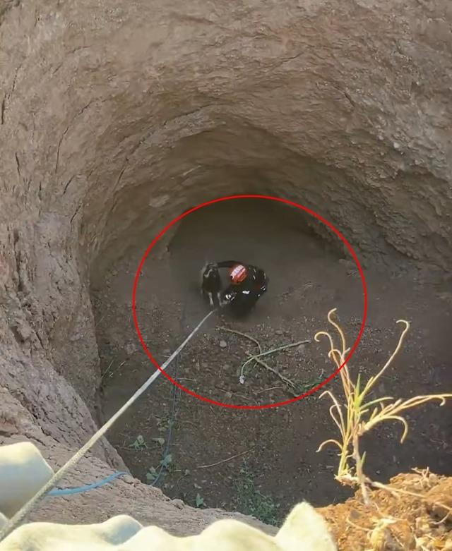 Obrukta mahsur kalan keçiyi AFAD ekipleri kurtardı 2