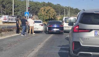 Eskişehir&rsquo;de 3 aracın karıştığı kazada hasar oluştu