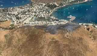 Bodrum&rsquo;daki yangın kontrol altına alındı