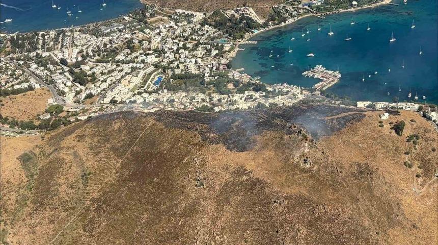 Bodrum&rsquo;daki yangın kontrol altına alındı