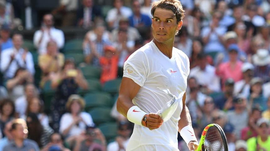 Rafael Nadal Wimbledon'da bir &uuml;st tura y&uuml;kseldi