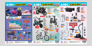 A101'e elektrikli motorlu bisiklet geliyor! 3 Eyl&uuml;l 2026 A101 kataloğu 