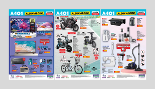 A101'e elektrikli motorlu bisiklet geliyor! 3 Eyl&uuml;l 2026 A101 kataloğu 
