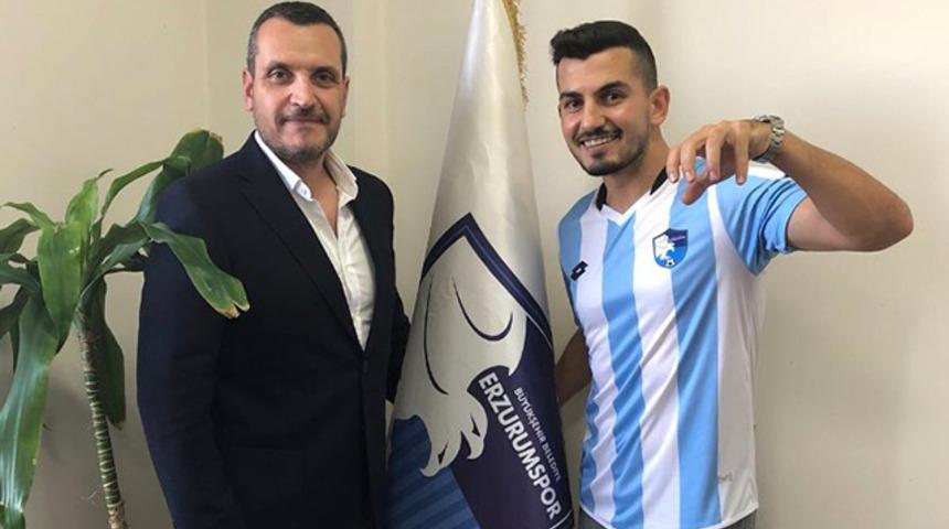 Emrah Başsan B&uuml;y&uuml;kşehir Belediye Erzurumspor'la 2 yıllık s&ouml;zleşme imzaladı!
