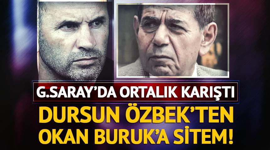 Galatasaray'da ortalık karıştı! Dursun &Ouml;zbek'ten Okan Buruk'a sitem 