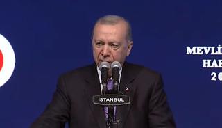Erdoğan Mevlid-i Nebi Haftası programında konuşuyor