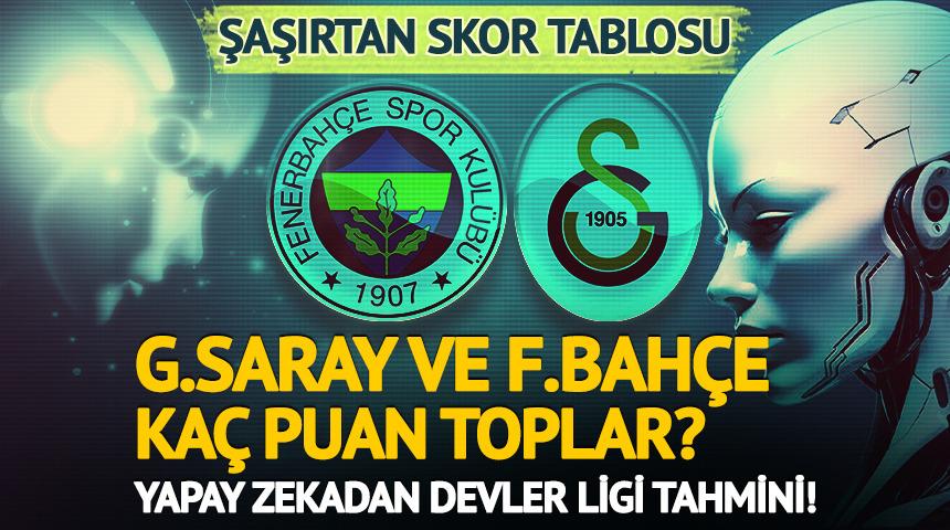 Yapay zekadan Devler Ligi tahmini: Galatasaray ve Fenerbah&ccedil;e ka&ccedil; puan toplar? Şaşırtan skor tablosu...