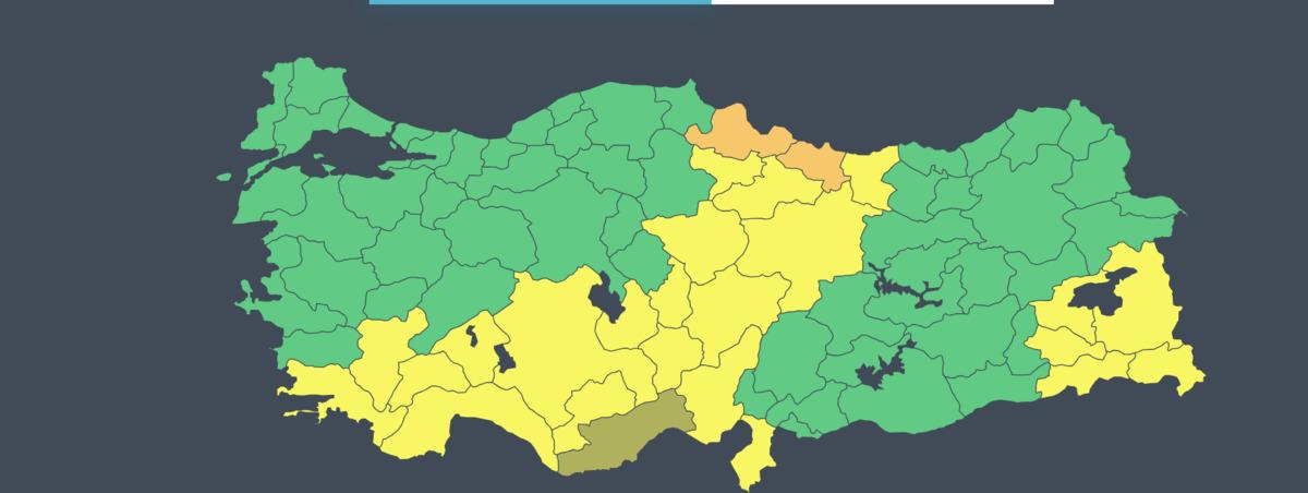 Meteoroloji alarm verdi! 26 il için sarı ve turuncu kod: Sağanak ve fırtına geliyor 5