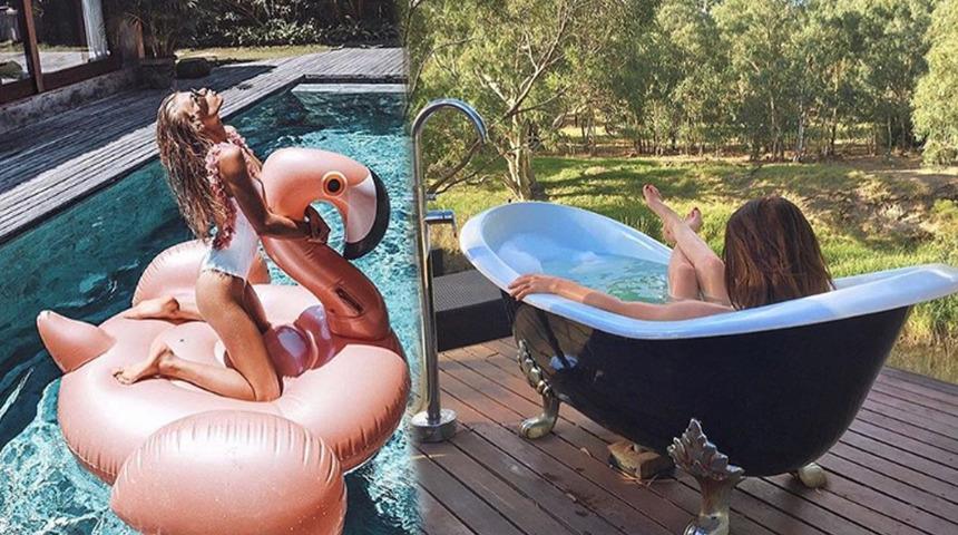 Zengin kızların d&uuml;nyası! Hem d&uuml;nyayı geziyorlar hem para kazanıyorlar