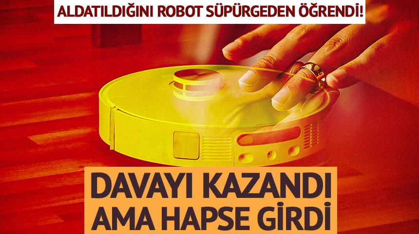 Aldatıldığını robot s&uuml;p&uuml;rgeden &ouml;ğrendi! Davayı kazandı ama hapse girdi