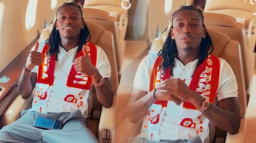 Rafael Leao u&ccedil;aktan seslendi! Galatasaray taraftarına ilk mesaj