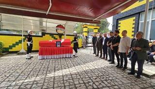 Emekli baş polis, memleketinde son yolculuğuna uğurlandı