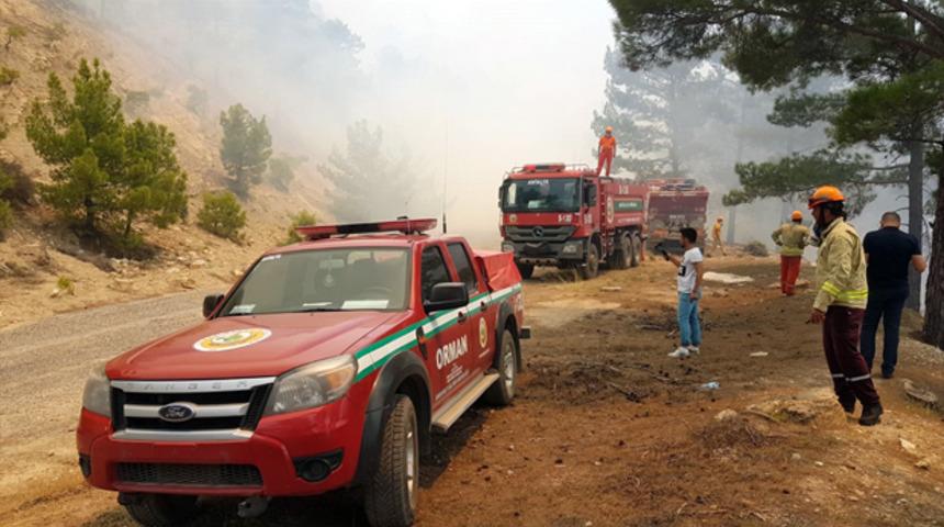 Antalya'da korkutan orman yangını!