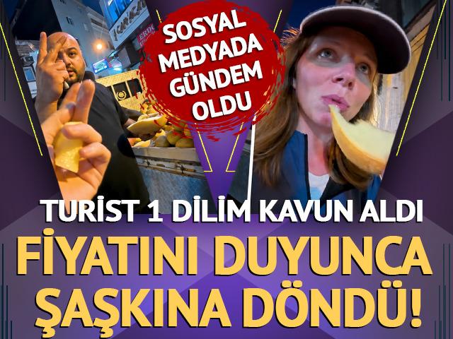 Turistten &ccedil;eyrek kavun i&ccedil;in 200 TL istedi! "Dolandırıcılık gibi"
