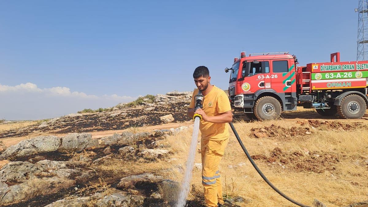 Diyarbakır’da örtü yangını kontrol altına alındı 2