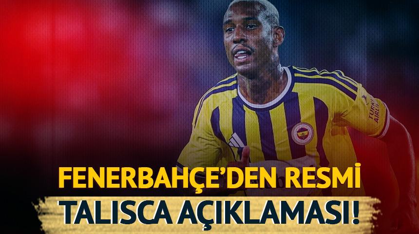 Fenerbah&ccedil;e'den Anderson Talisca i&ccedil;in resmi a&ccedil;ıklama!