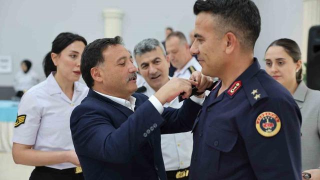 Vali Çiçek, Rütbe Terfi Töreni’ne katıldı