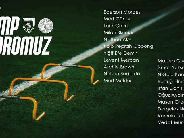 Fenerbah&ccedil;e&rsquo;nin Samsunspor ma&ccedil;ı kamp kadrosu a&ccedil;ıklandı