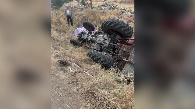 Adıyaman'da traktör şarampole devrildi: 1 ölü