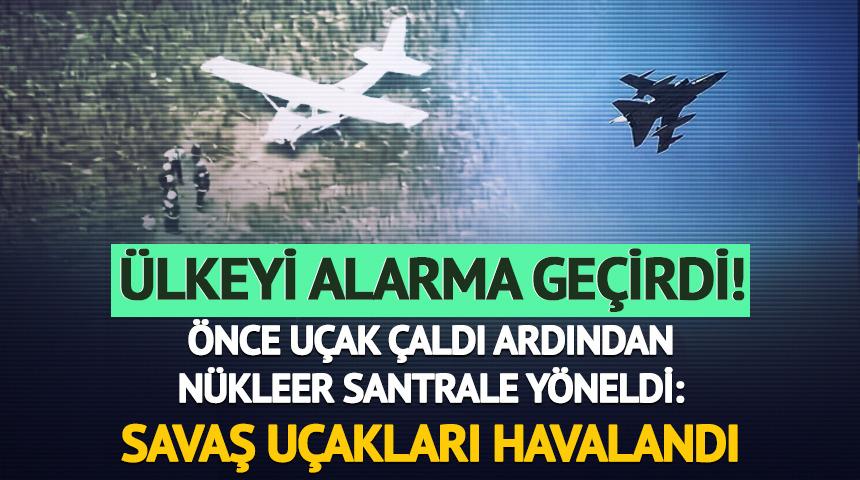 U&ccedil;ak ka&ccedil;ırdı, yasaklı n&uuml;kleer b&ouml;lgeye girdi