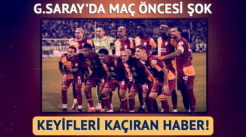 Galatasaray'da ma&ccedil; &ouml;n&uuml; b&uuml;y&uuml;k şok! Uğurcan &Ccedil;akır aniden rahatsızlandı
