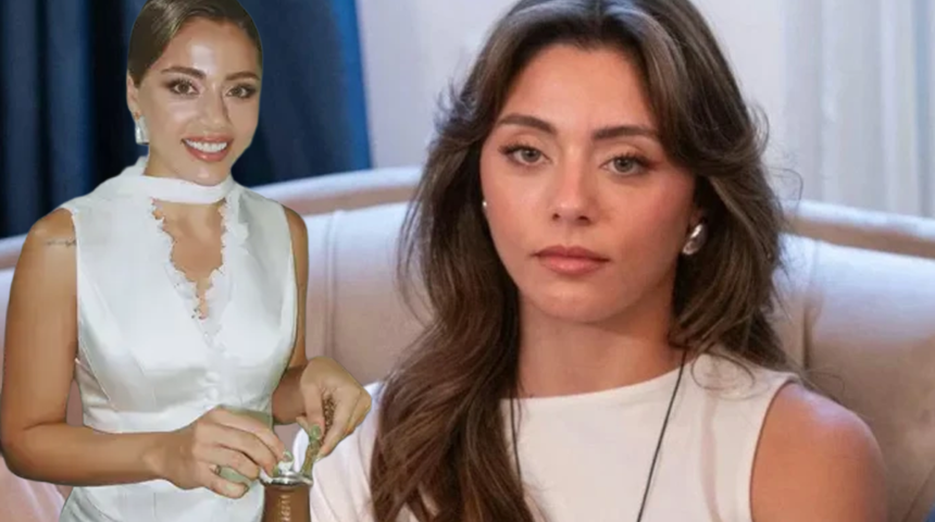 Sıla T&uuml;rkoğlu ve Ata Ayyıldız nişanlandı! Sade kıyafeti dikkat &ccedil;ekti