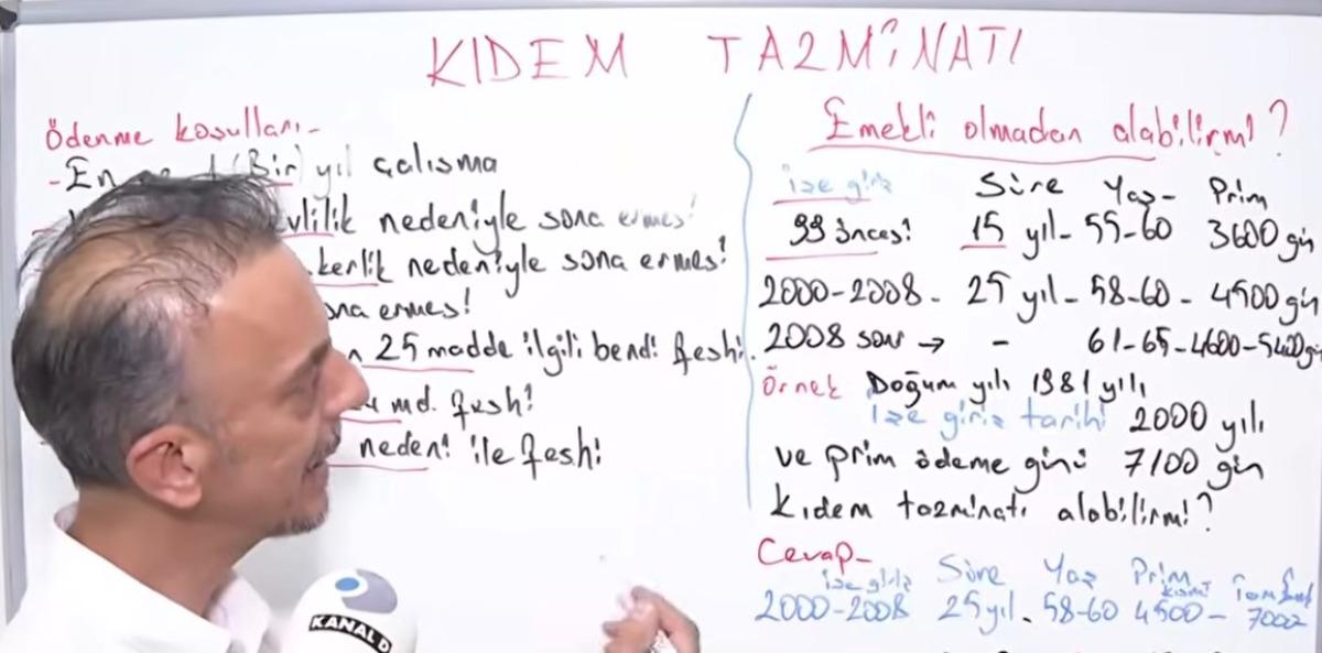 Kıdem tazminatı i&ccedil;in kritik şartı uzman isim a&ccedil;ıkladı: &Ccedil;alışanları ilgilendiriyor 2