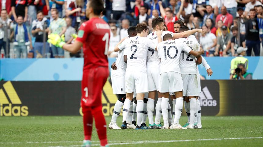 Uruguay 0 - 2 Fransa (Maç özeti)