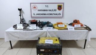 Karaman&rsquo;da jandarmanın yakaladığı 34 kişiden 3&rsquo;&uuml; tutuklandı
