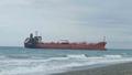Karadeniz�deki sald�r�da hasar ald�! Samsun�da karaya oturdu