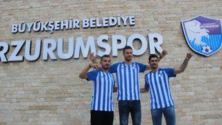 Büyükşehir Belediye Erzurumspor Emrah Başsan, Özer Hurmacı, İbrahim Sehiç ve Gilles Christ ile sözleşme imzaladı!