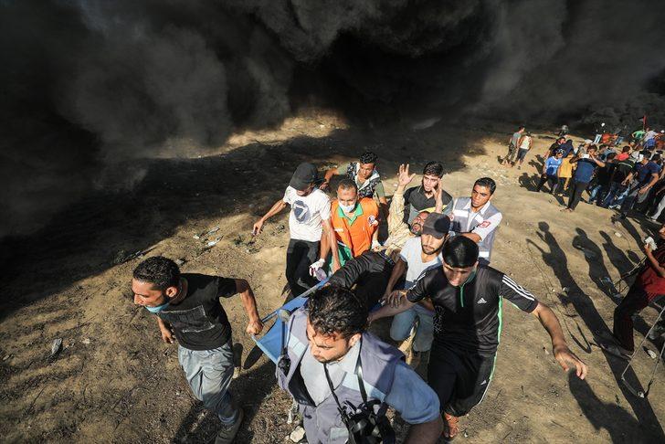 Gazze'de 'Büyük Geri Dönüş Yürüyüşü' gösterilerini İsrail kana buladı! Korkunç bilanço! G2