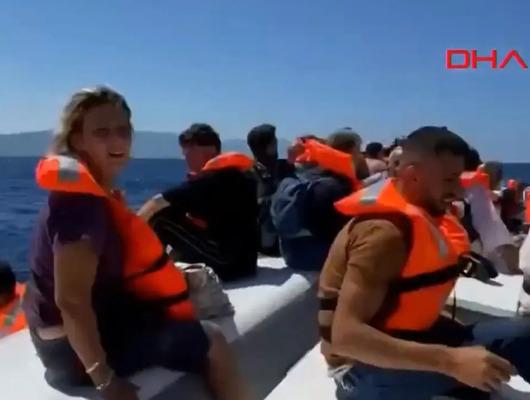 Panik anlarını gemide kaydettiler: "Batıyoruz"