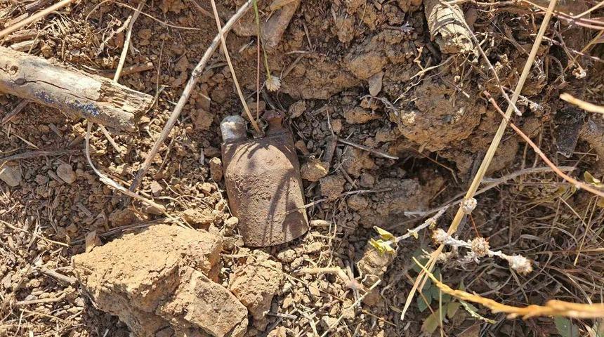 Bursa&rsquo;da kurtuluş savaşından kalma el bombaları bulundu