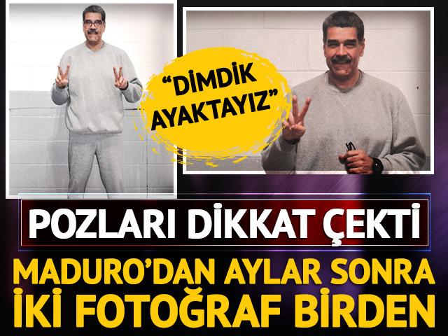 Maduro&rsquo;dan dikkat &ccedil;eken pozlar